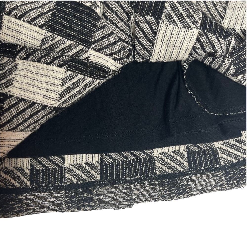 FP Holly Go Lightly Black and Cream plaid flouncy mini Skirt - Picture 11 of 15